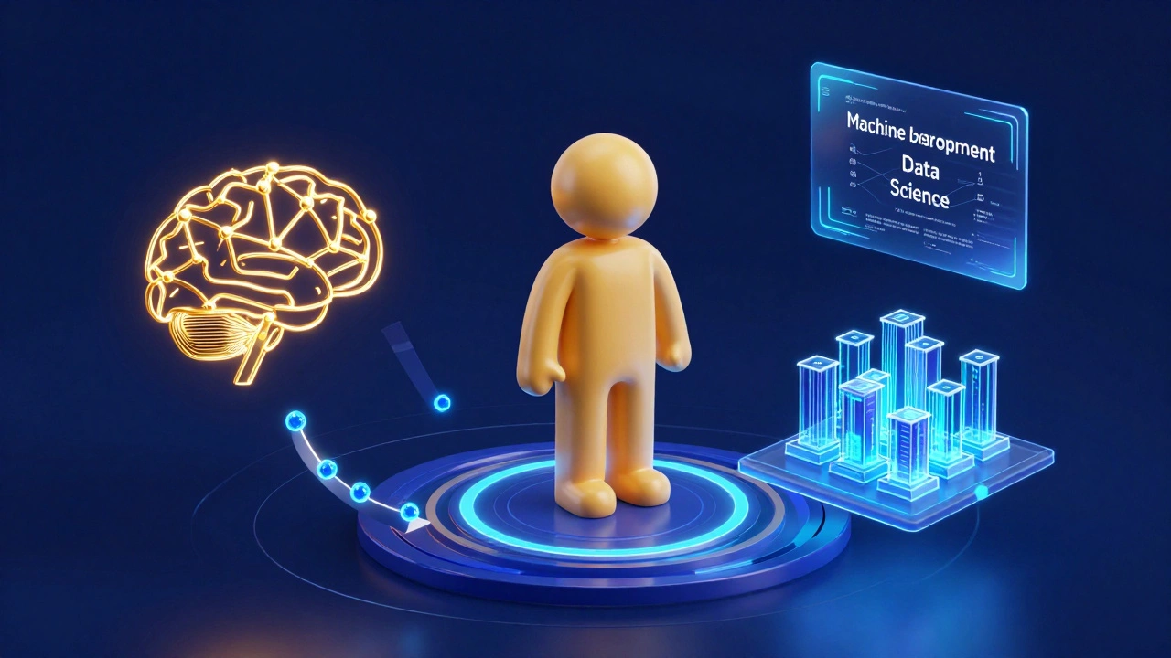 Holographic representation of Python specializations like AI and Data Science