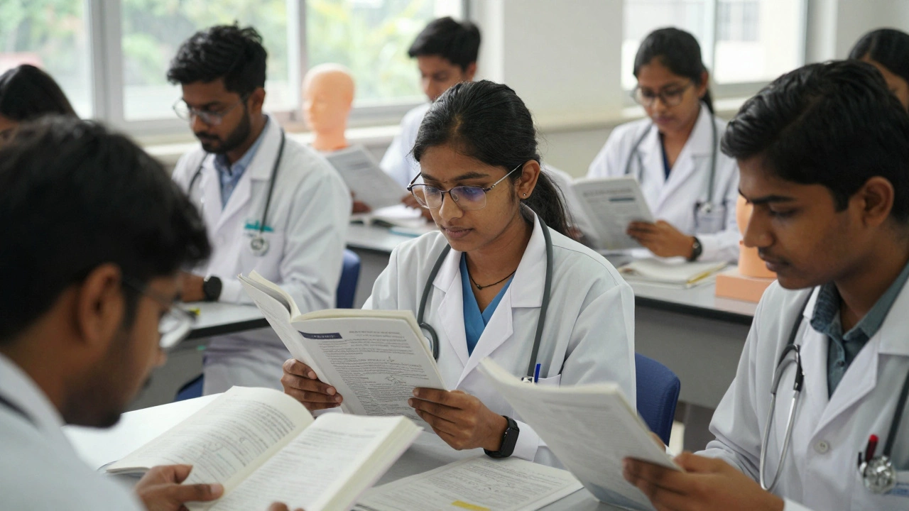 Students studying for NCLEX and MCAT exams